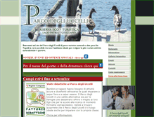 Tablet Screenshot of parcodegliuccelli.com