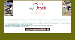 Desktop Screenshot of parcodegliuccelli.it